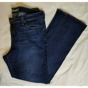 Old Navy Sweetheart Bootcut Jeans Dark Rinse 14